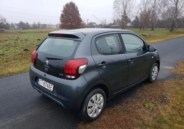 Peugeot 108 cena 25900 przebieg: 66450, rok produkcji 2015 z Gniewkowo małe 67